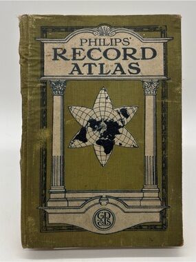 Philips’ Record Atlas 1923 Hard Back 4th Edition